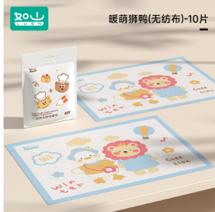 如山一次性无纺布餐垫 10片装